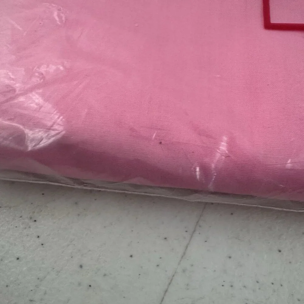 Vintage Cannon IrregularsPink With Roses Full Flat Sheet For 54x76 Mattress